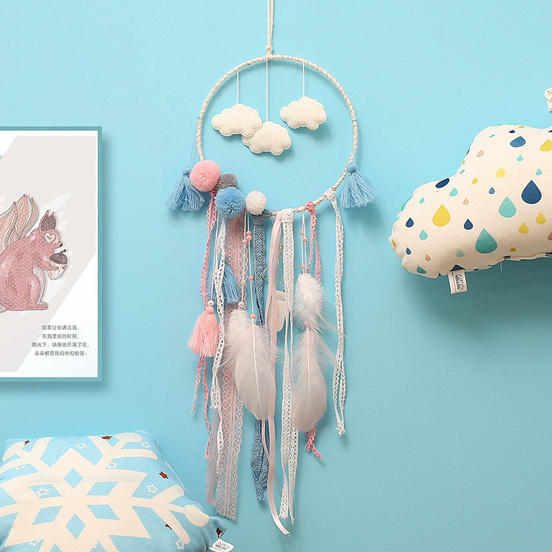 Cloud Dream Catcher Wind Chime Pendant - Saffronfashionindia