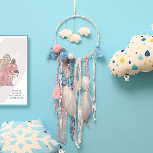 Cloud Dream Catcher Wind Chime Pendant - Saffronfashionindia