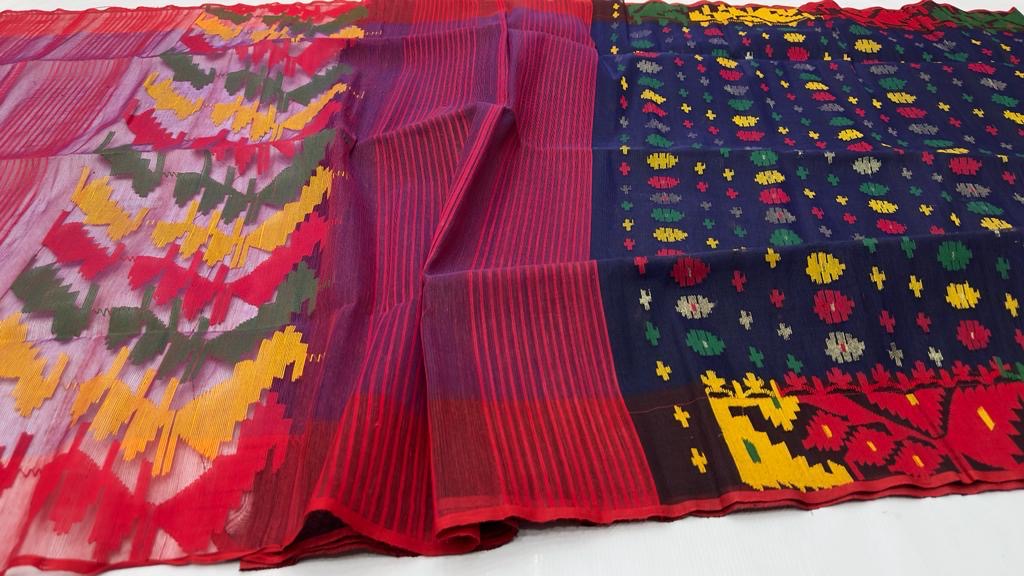 Ganish Bengal inspired saree traditional saree - Saffronfashionindia