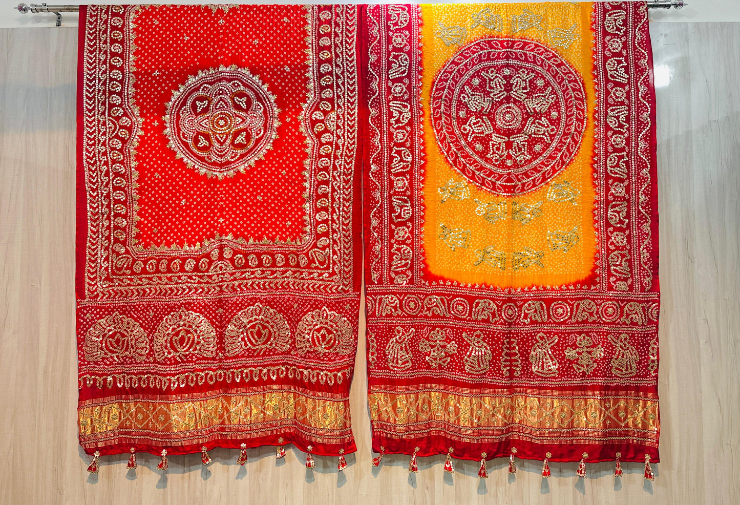 Luxurious gajji silk dupatta Indian traditional dupatta - Saffronfashionindia