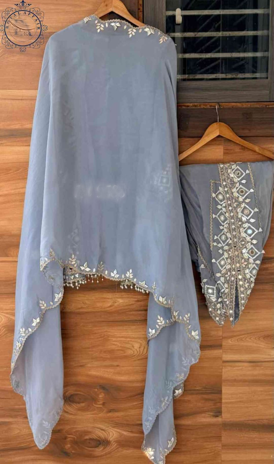 Designer inspired stitched dress wedding dresses gottapatti dress for women SaffronFashion