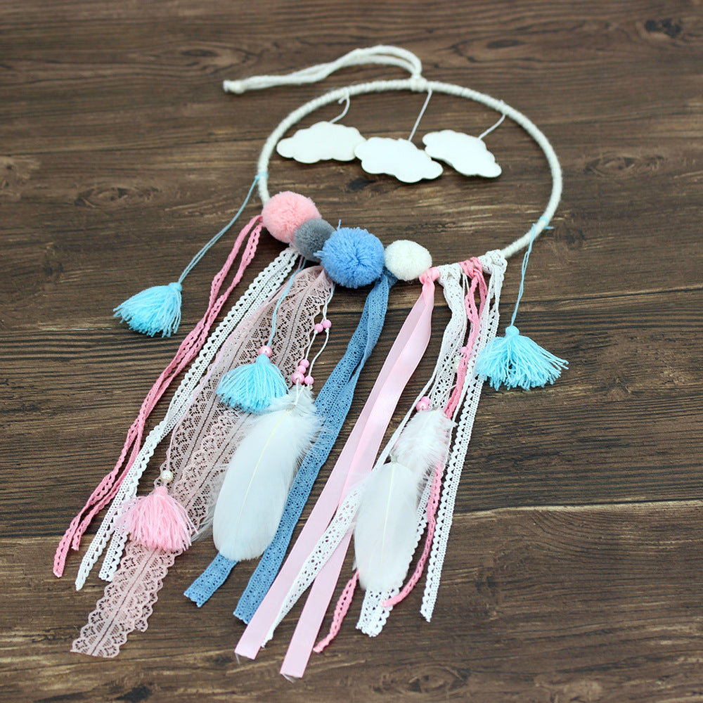Cloud Dream Catcher Wind Chime Pendant - Saffronfashionindia