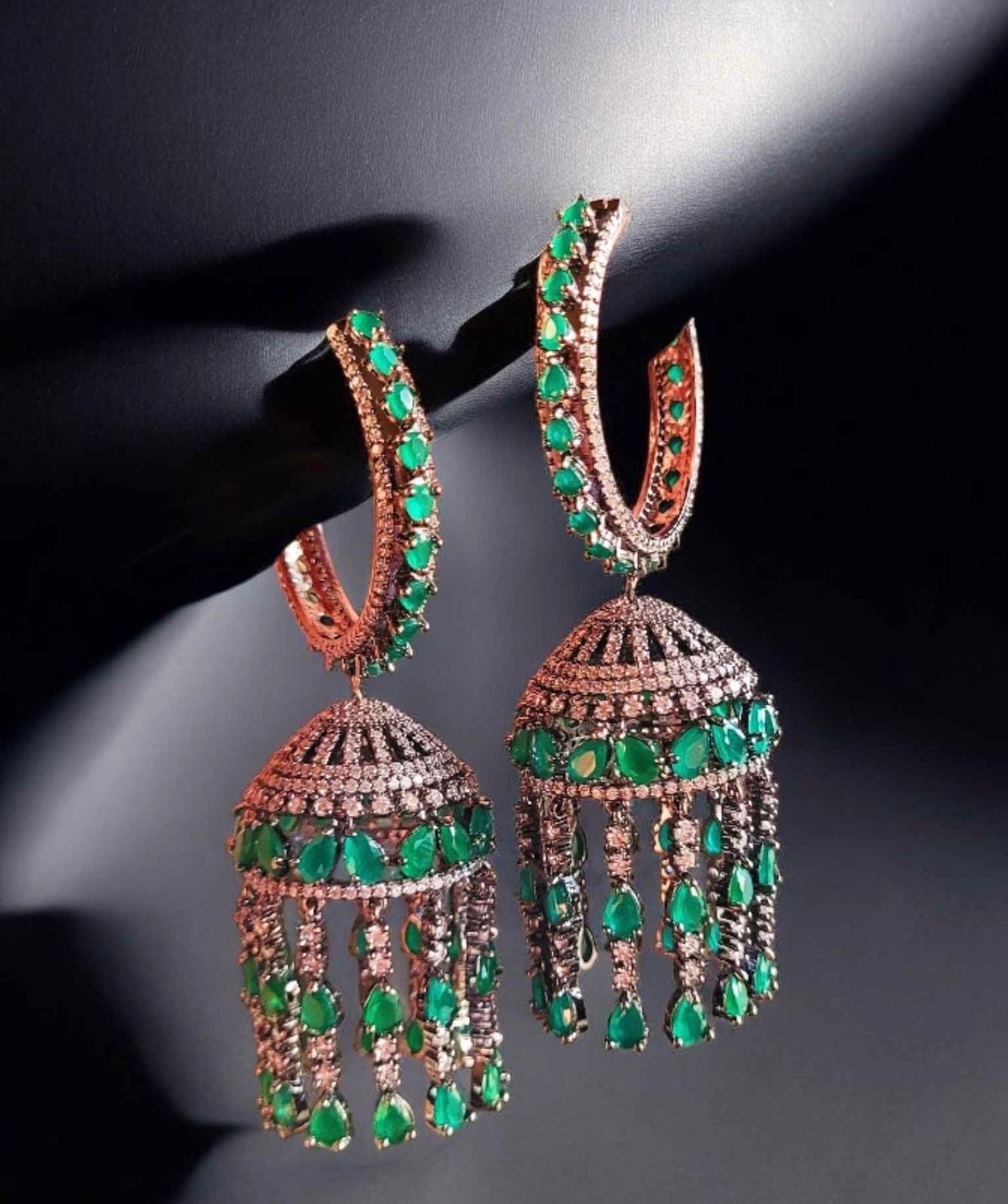 Mahiva jhumki handmade jhumki women jewellery Saffronfashionindia