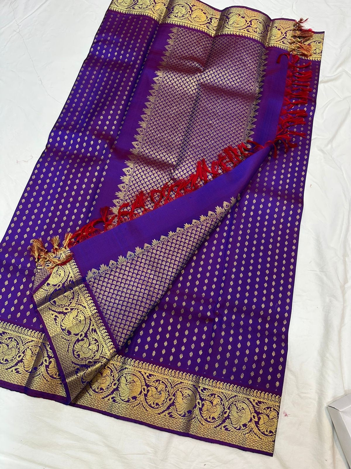 Radhika Kanjeevaram silk dupatta Saffronfashion
