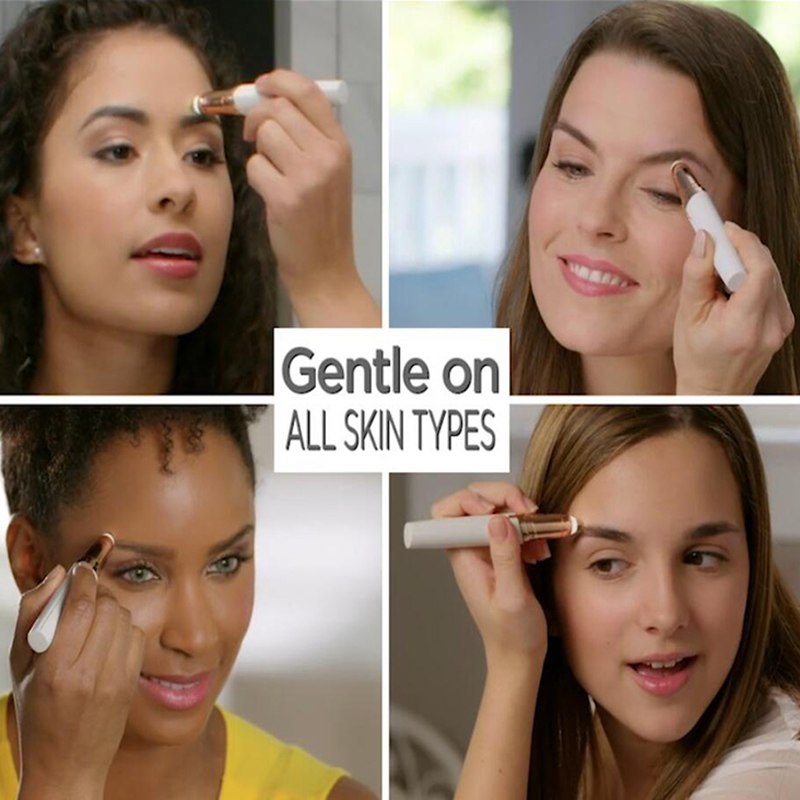 Flawlessly Brows Electric Eyebrow Remover SaffronFashion