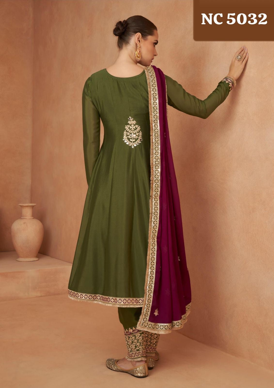 Ramjia Traditional Dress Beautiful women dress - Saffronfashionindia