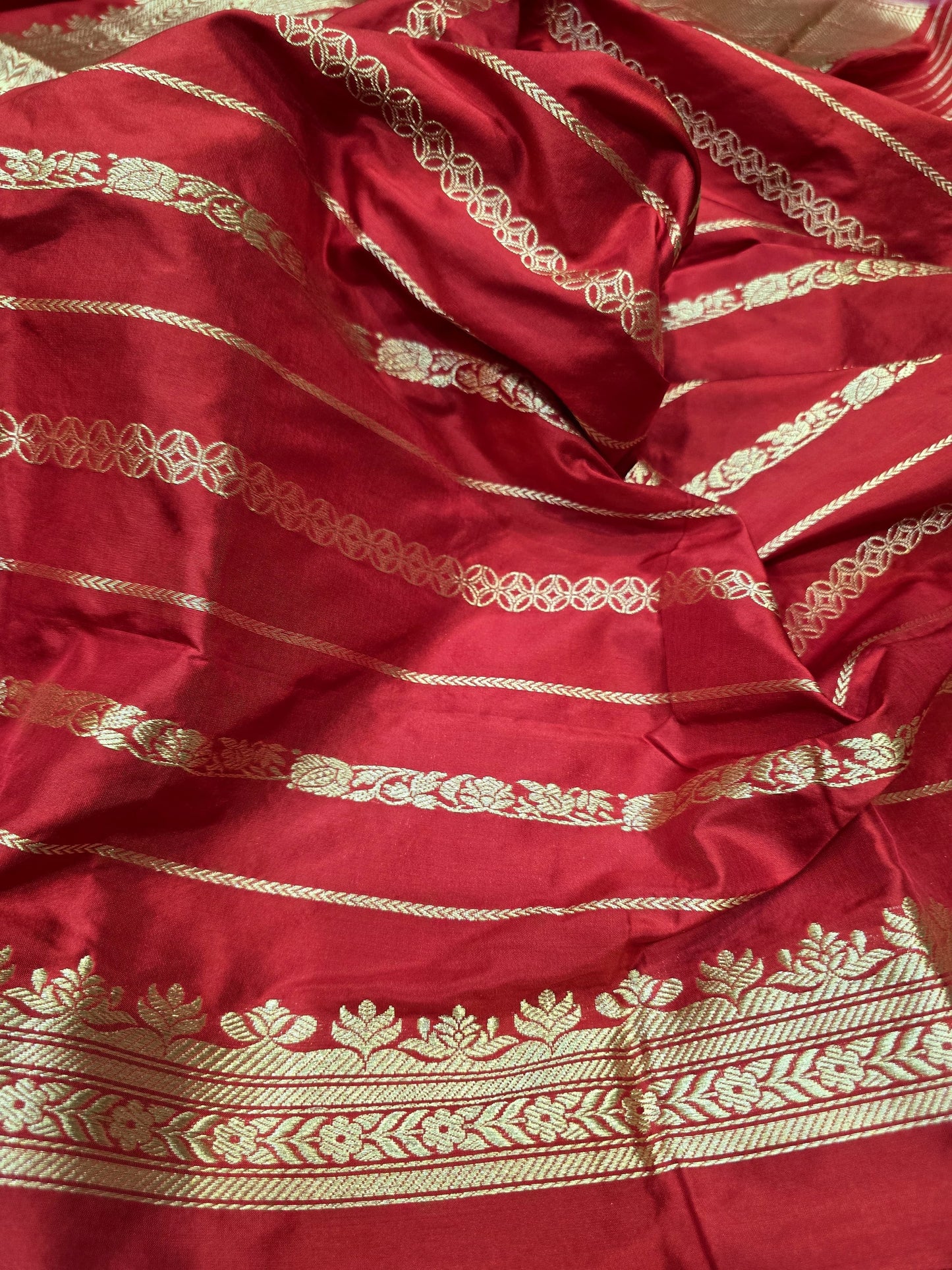 Urmia Banarsi saree handwoven sarees blouse SaffronFashion