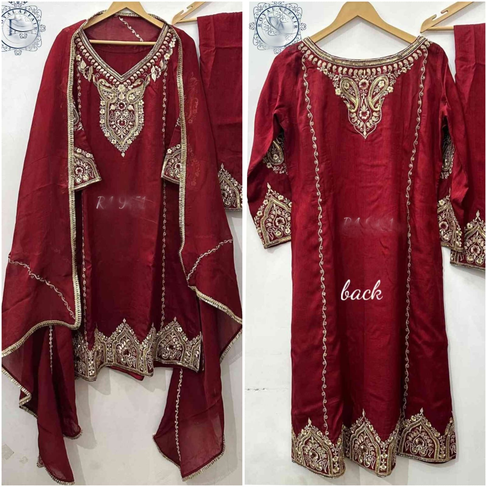 Designer dress stitched dresses bridesmaid dress wedding dress Saffronfashionindia