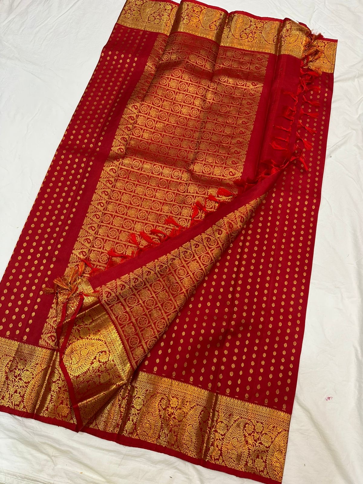 Radhika Kanjeevaram silk dupatta Saffronfashion