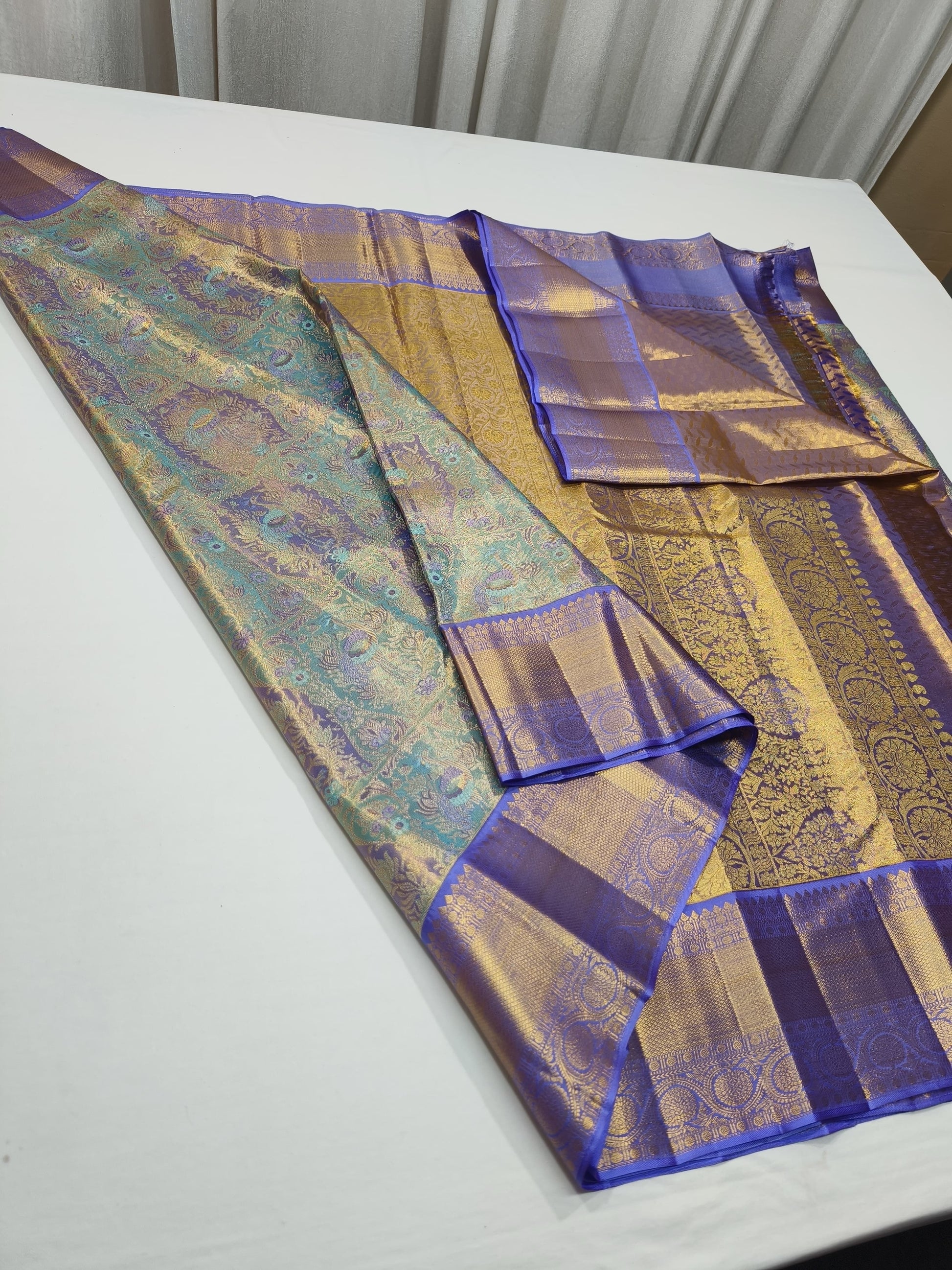 Aniva silk Kanjeevaram saree Indian traditional sarees - Saffronfashionindia