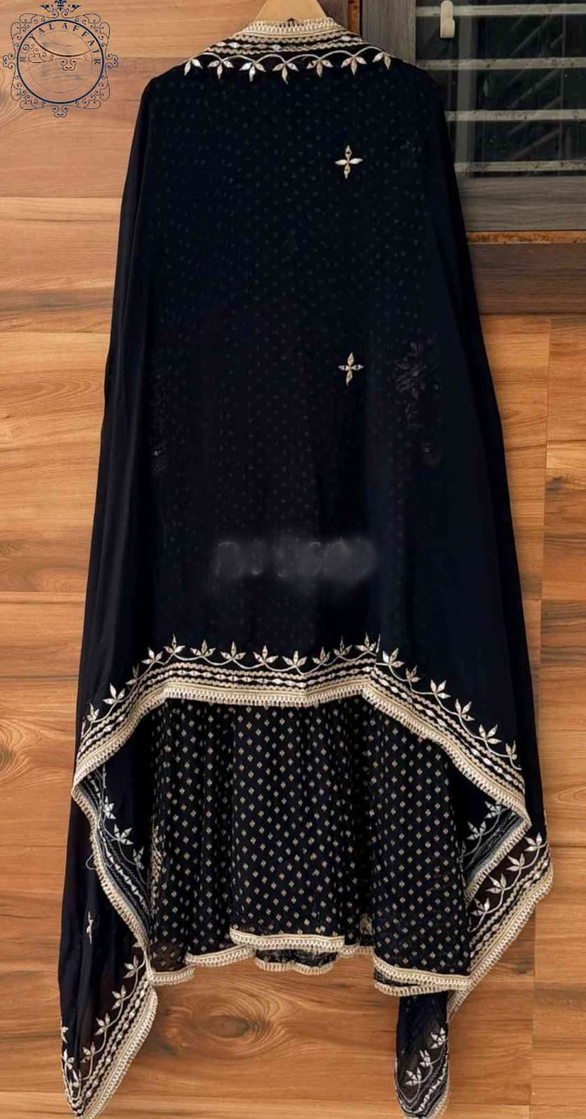 Designer inspired stitched Anarkali dress bridesmaids dresses SaffronFashion