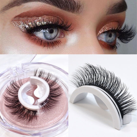 Self-adhesive Reusable Glue-free Eye Lashes With Natural Curl - Saffronfashionindia