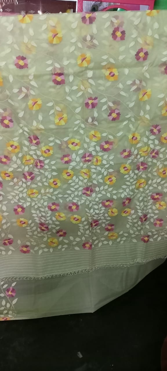 Pinaha Tantuj women jamdani sarees - Saffronfashionindia