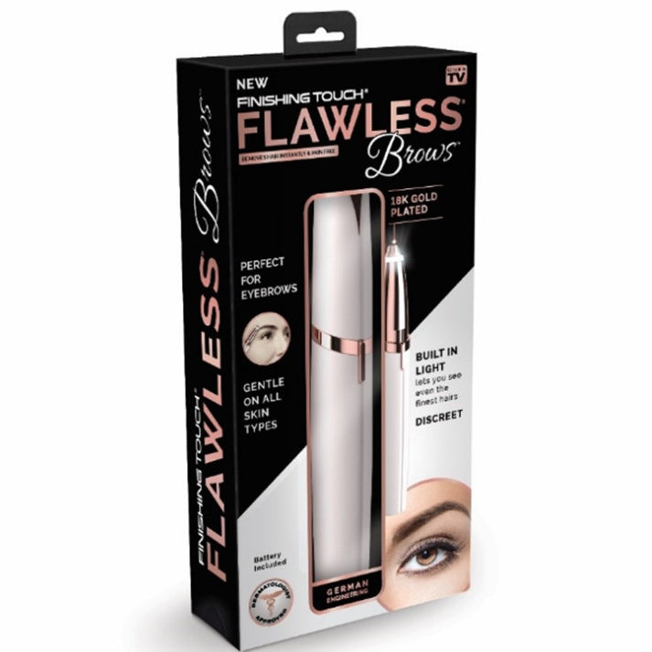 Flawlessly Brows Electric Eyebrow Remover SaffronFashion