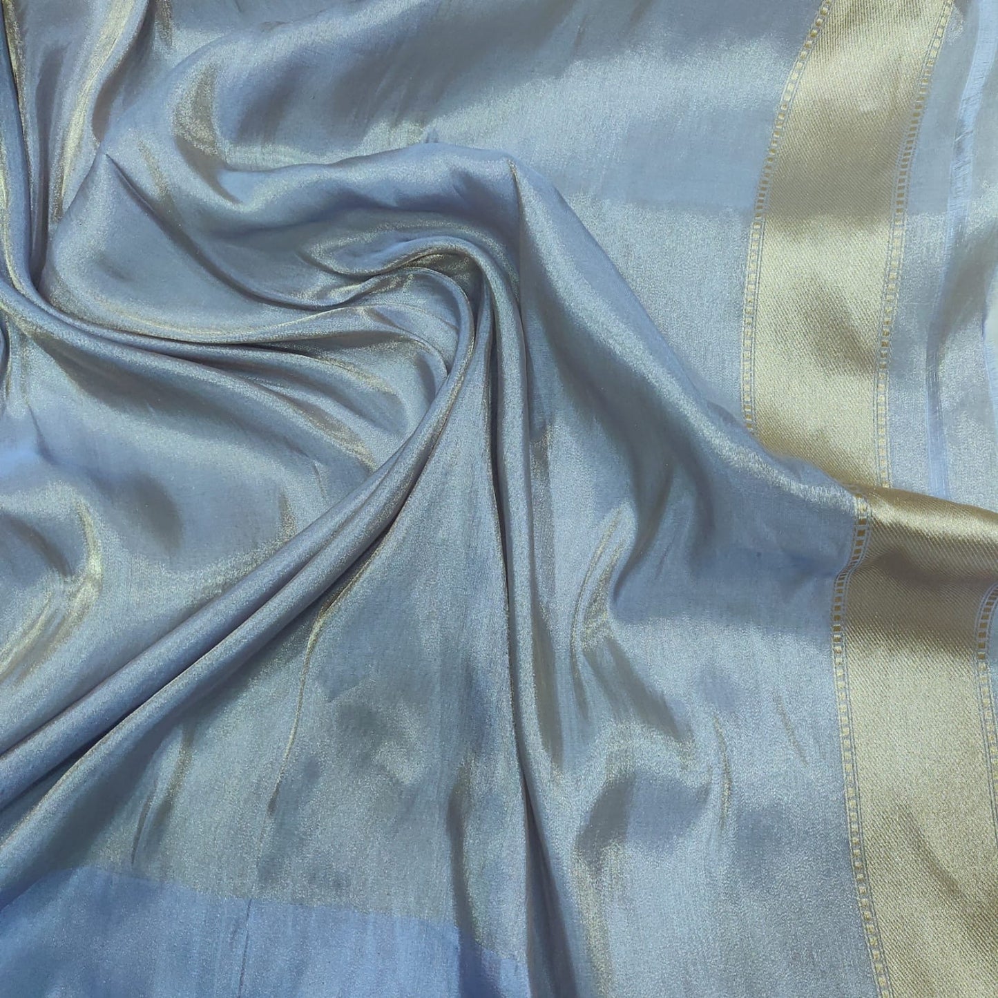 Tissue handwoven saree Indian traditional sari - Saffronfashionindia