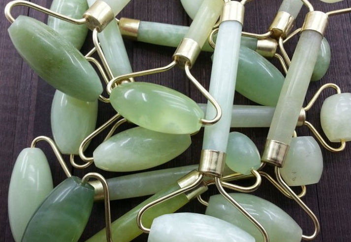 Beauty Jade Massage Facial Massage Beauty Massage Roller - Saffronfashionindia