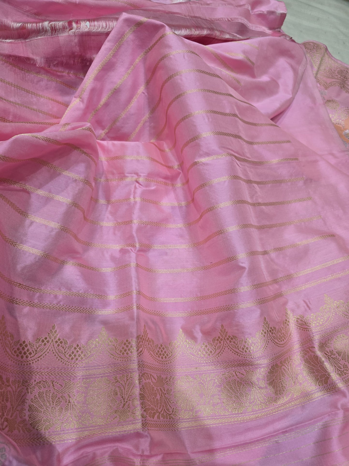 Rushika rangkat saree Banarsi saree traditional sari Indian saree rangkat sarees - Saffronfashionindia