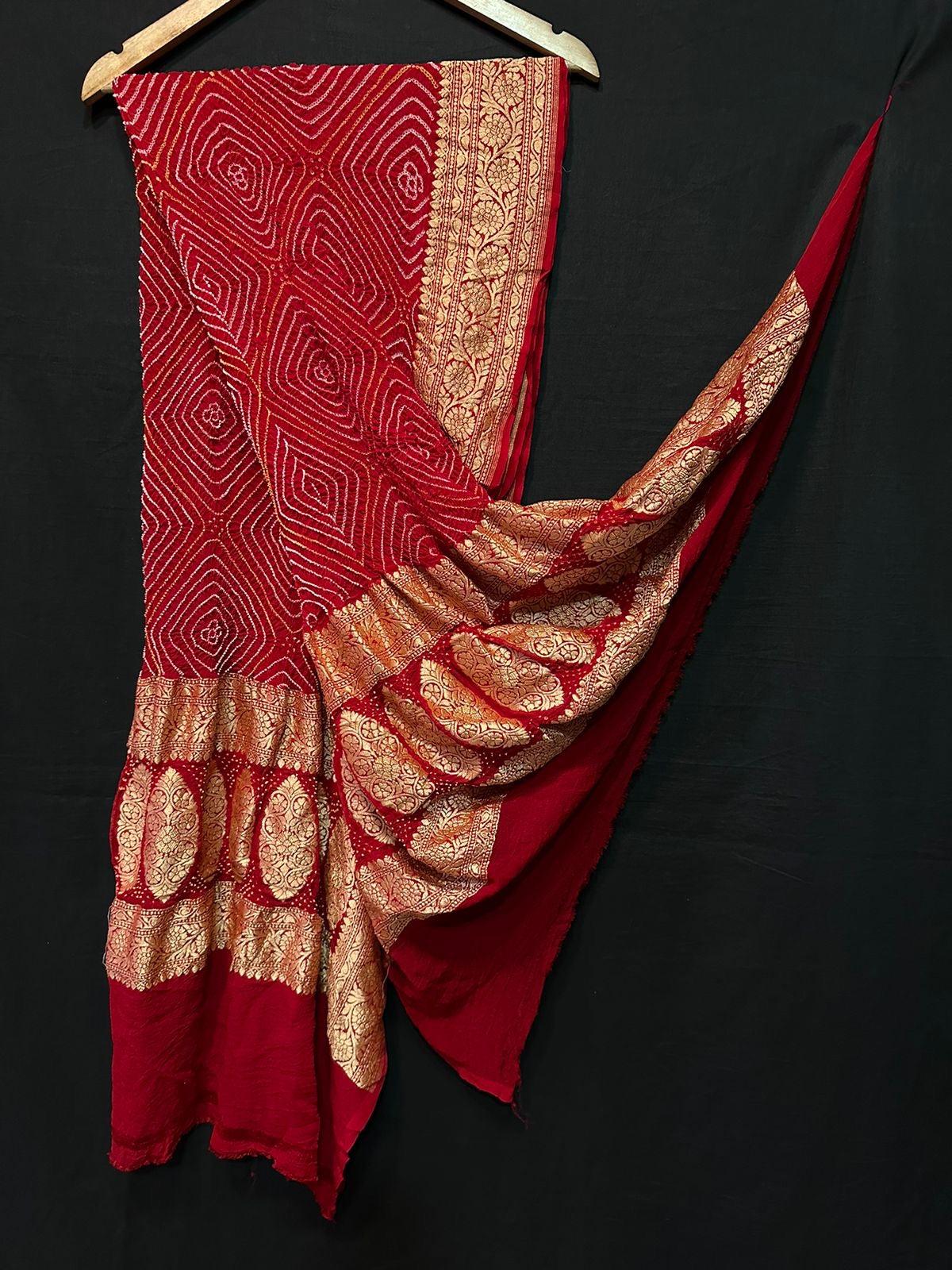 Rai bandhej bandhani dupatta/Exclusive dupatta - Saffronfashionindia