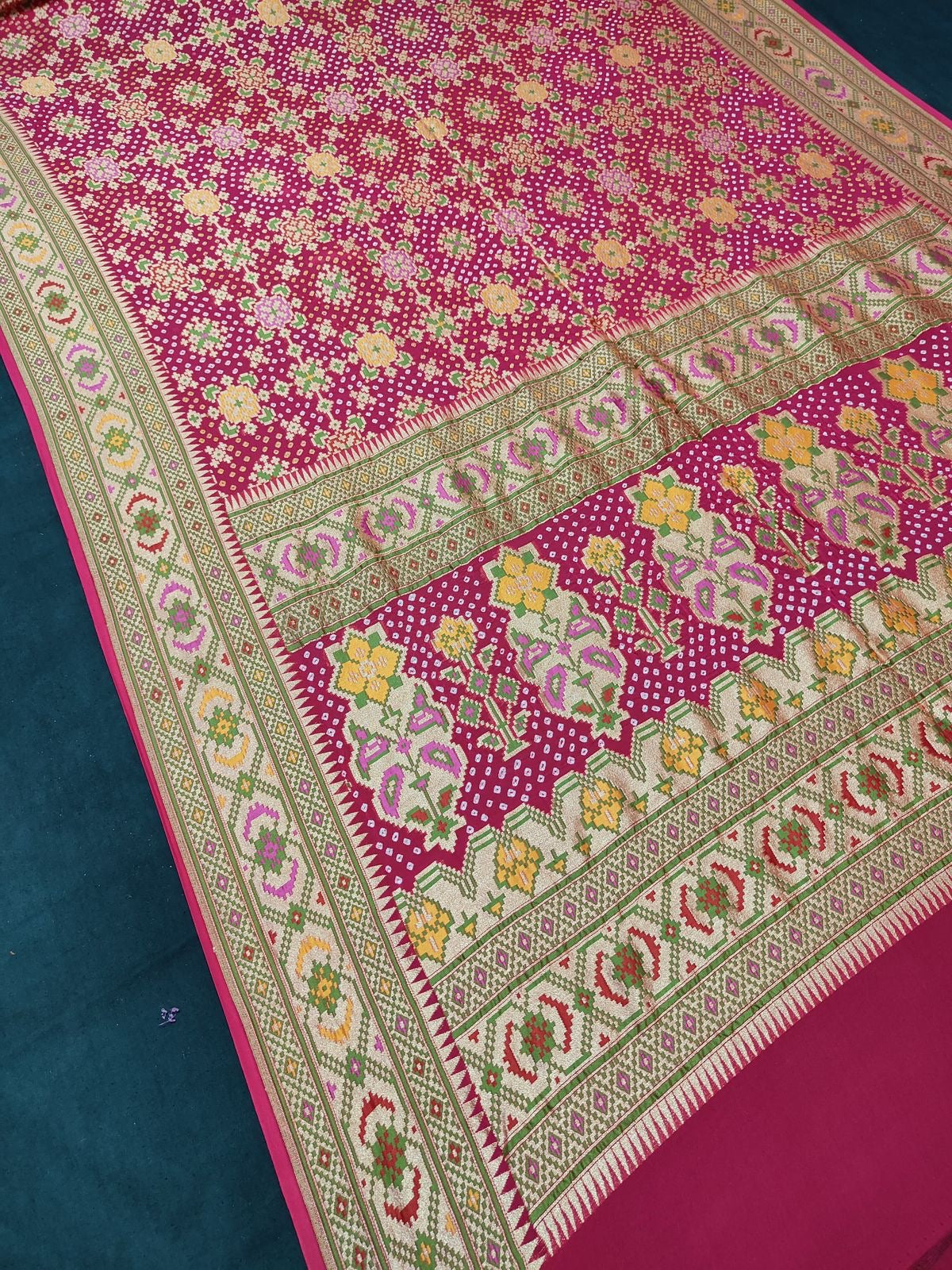 Navisha banarsi Bandhej dupatta - Saffronfashionindia