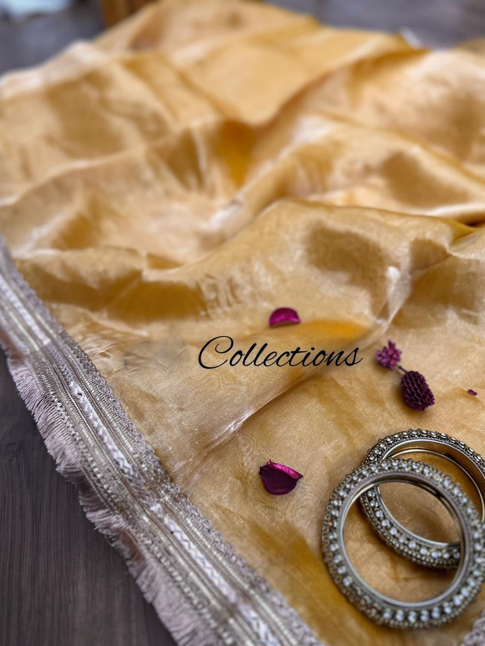 Vini Banarsi tissue silk saree weaved sarees - Saffronfashionindia