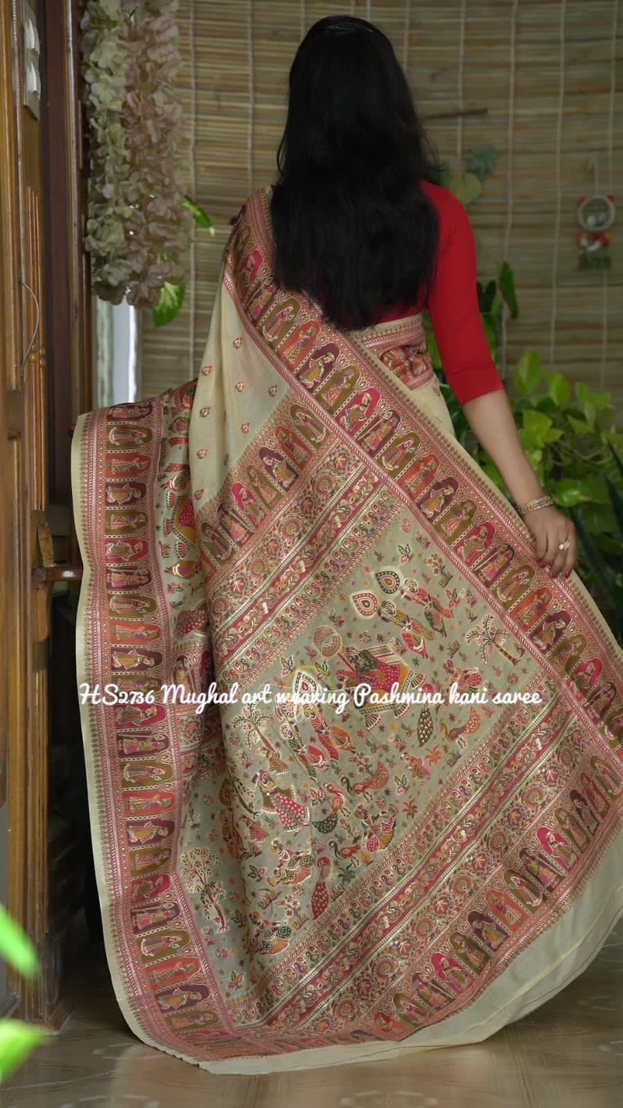 Kani silk Indian heritage saree silk saree - Saffronfashionindia