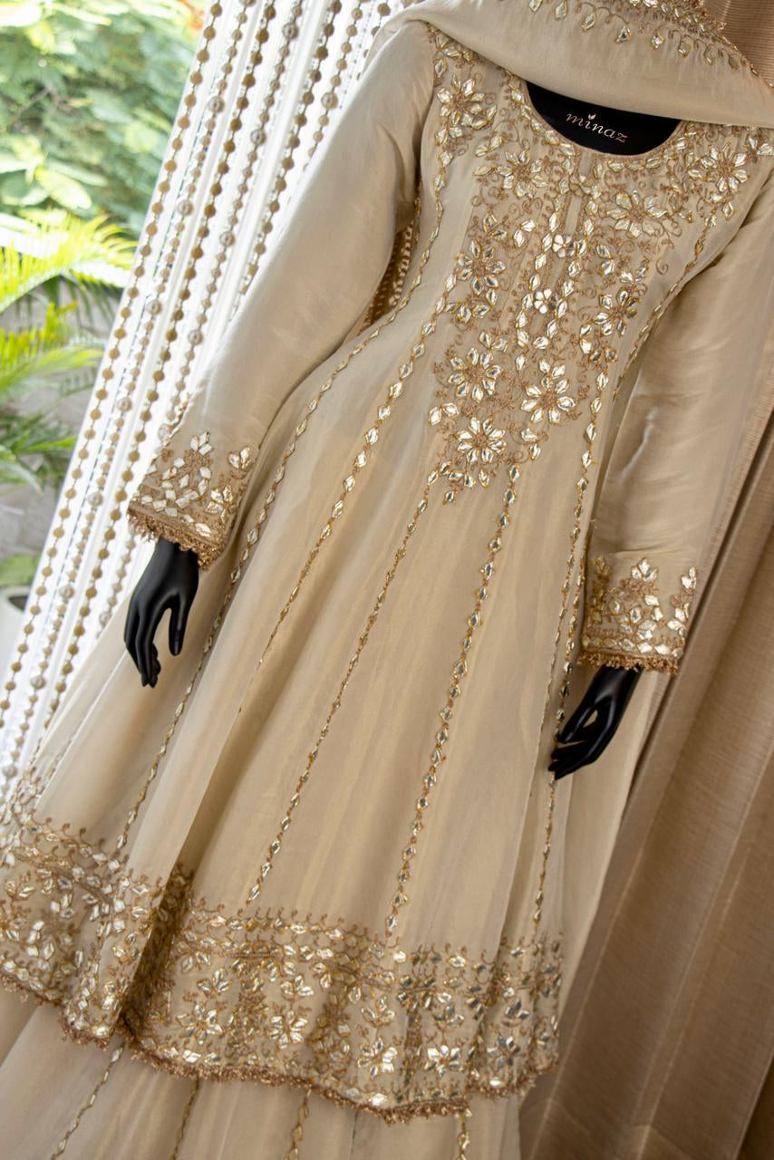 Maheem Pakistani gharana dress SaffronFashion