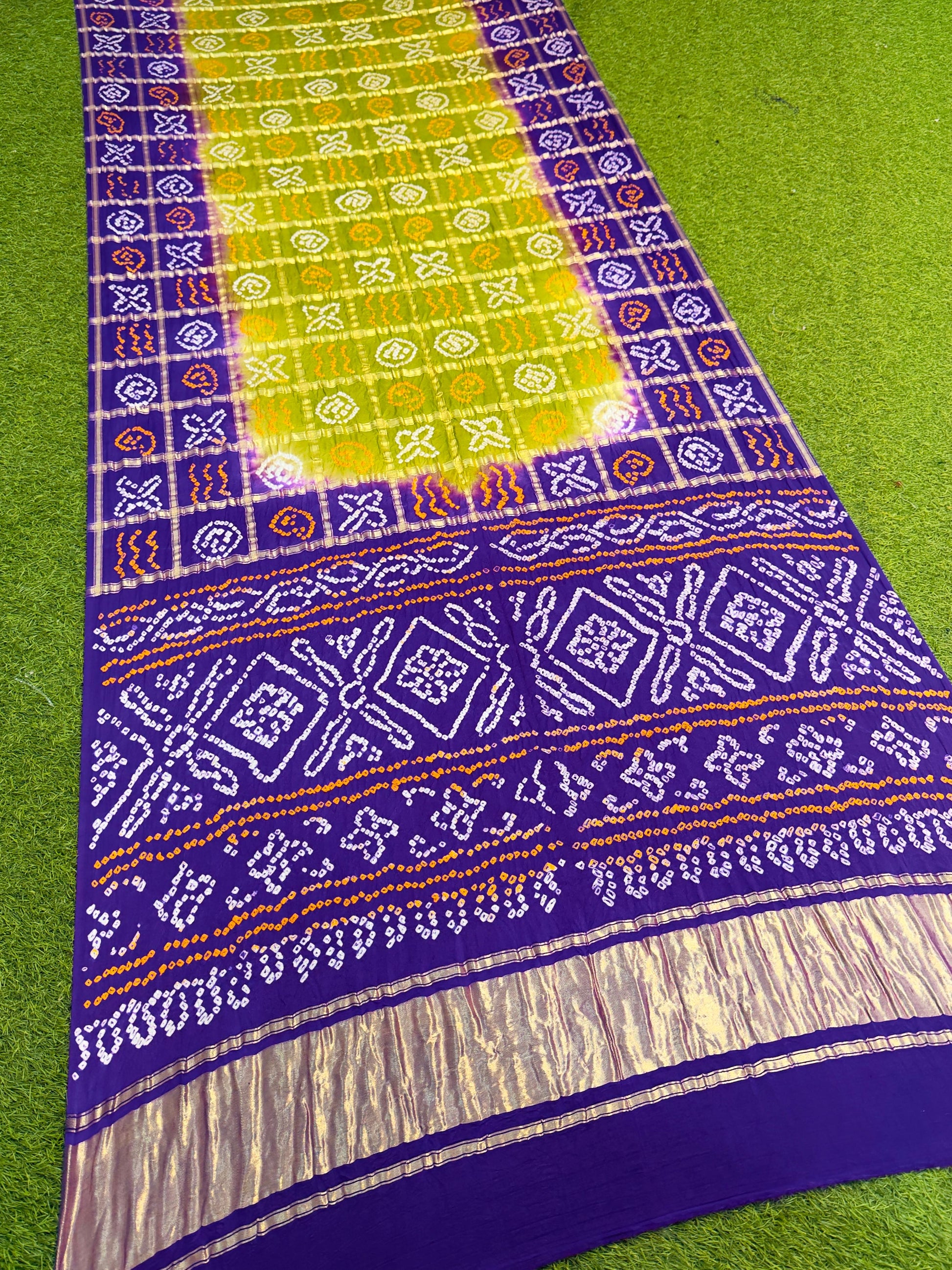 Handmade gharchola saree gajji silk saree Indian sari blouses Saffronfashionindia