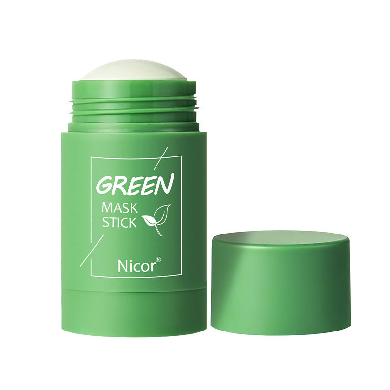 Cleansing Green Tea Mask Clay Stick Oil Control Anti-Acne Whitening Seaweed Mask Skin Care Saffronfashionindia