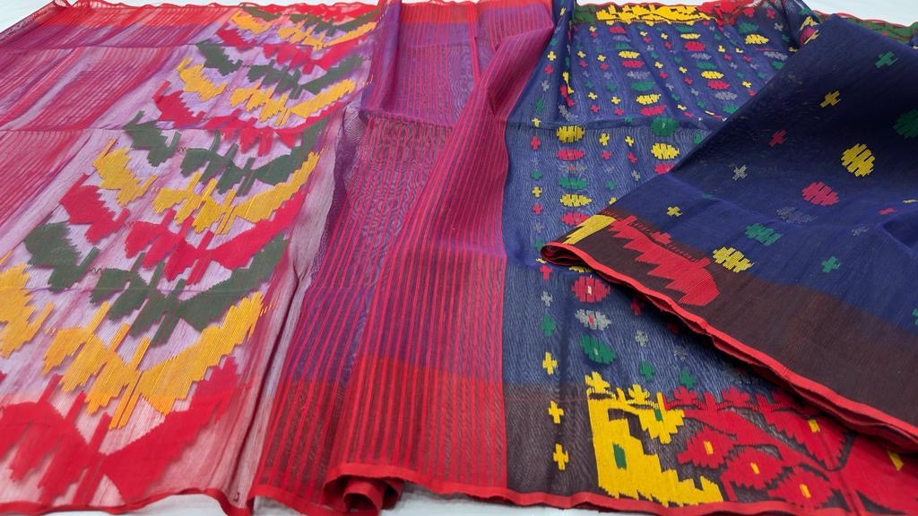 Ganish Bengal inspired saree traditional saree - Saffronfashionindia