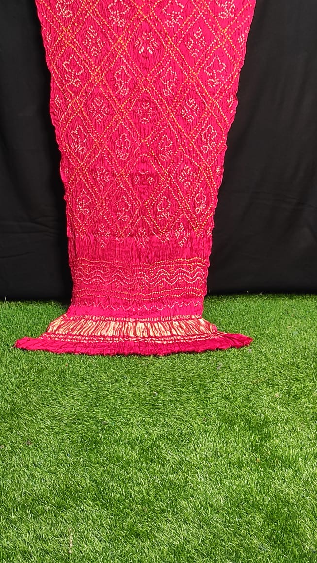 Women Dupatta Gajji Silk dupatta traditional dupatta - Saffronfashionindia