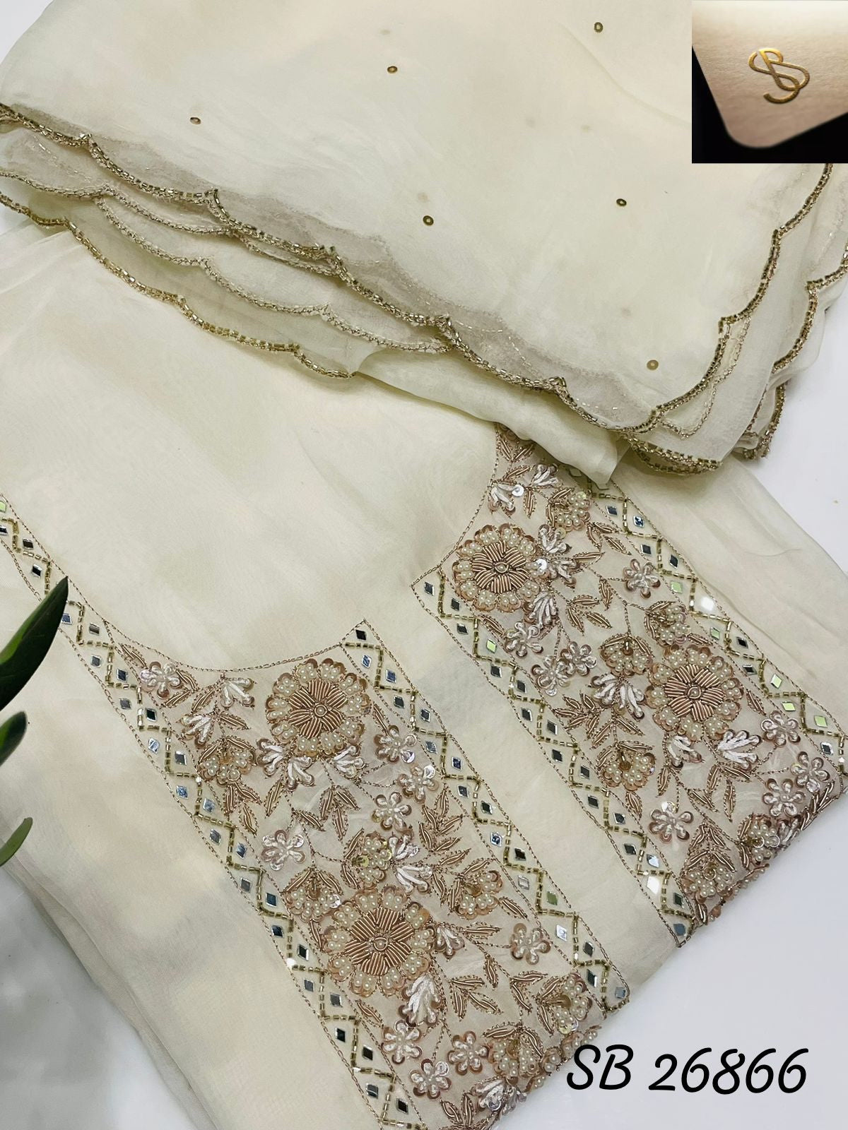 Lavisha organza salwar suit Indian suit - Saffronfashionindia