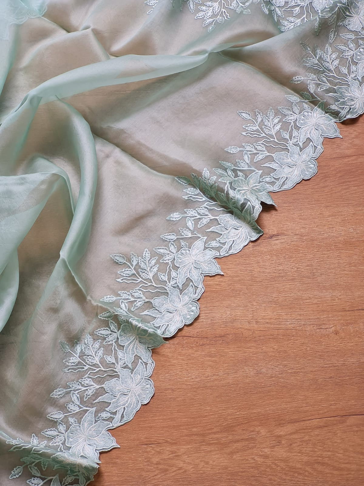 Ivisha Organza silk saree Indian wedding sarees blouse SaffronFashion