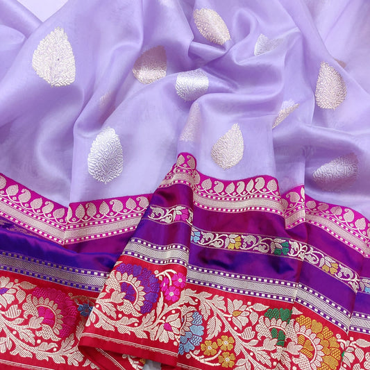 Moumita Kora handwoven saree - Saffronfashionindia