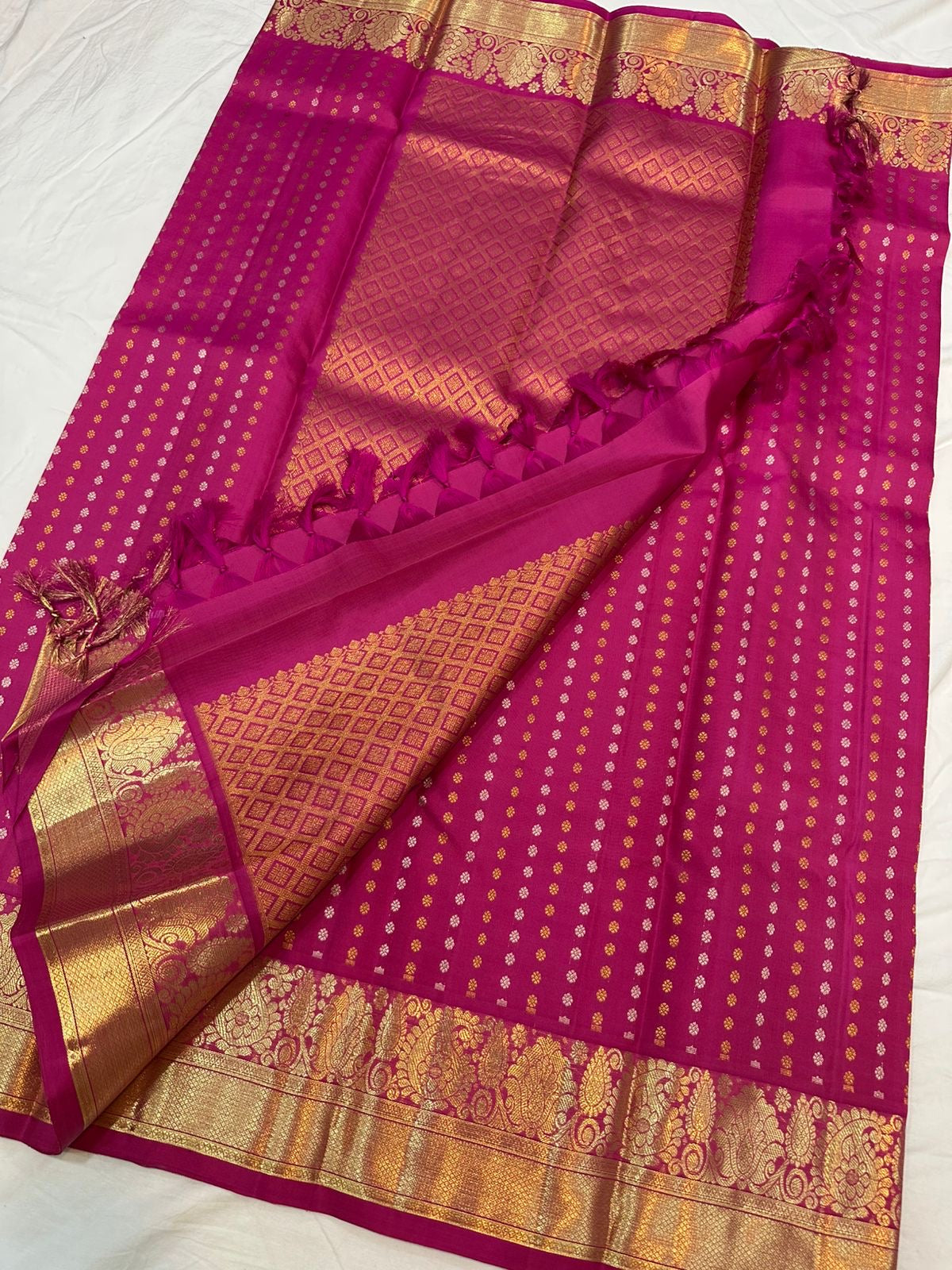 Radhika Kanjeevaram silk dupatta Saffronfashion