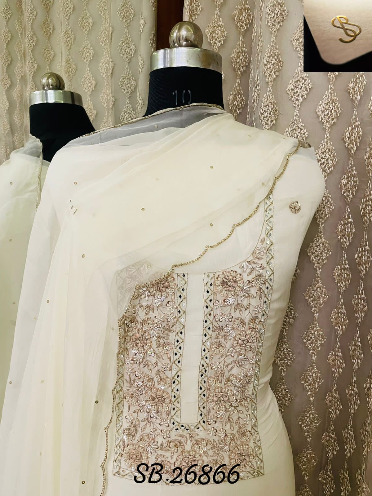 Lavisha organza salwar suit Indian suit - Saffronfashionindia