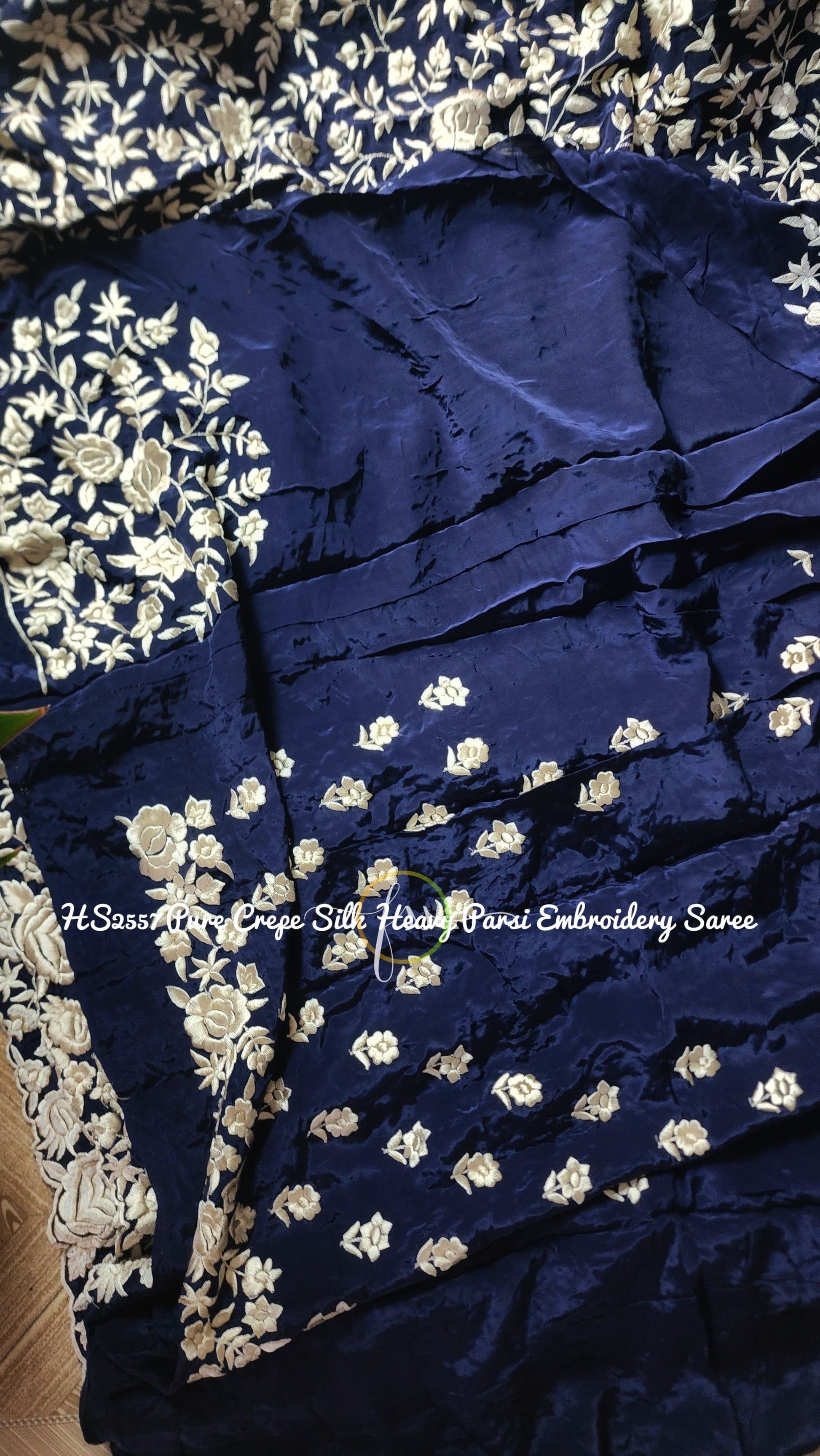 Vanisha Parsi Inspired Embroidery Sarees ExclusiveSaree - Saffronfashionindia