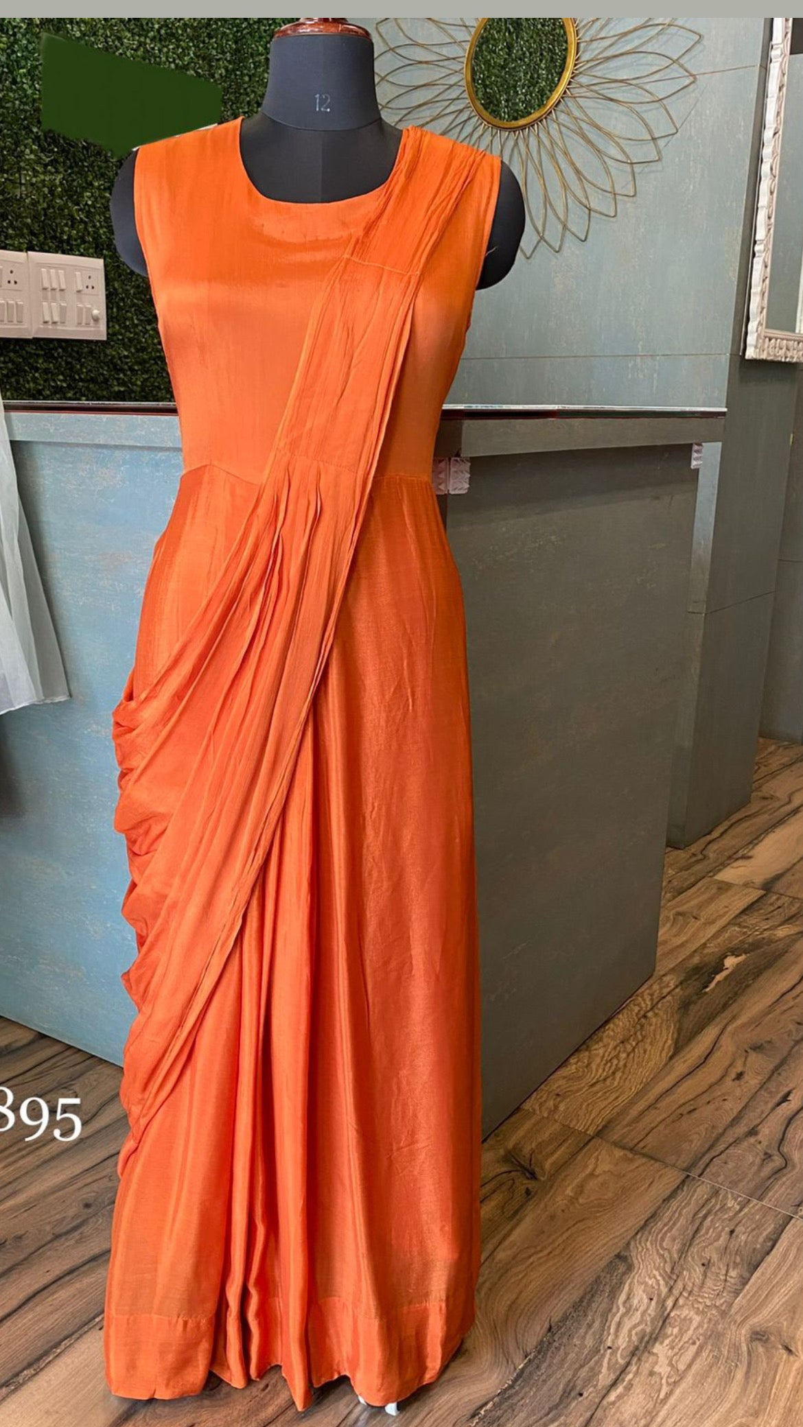 Dinisha gown partywear gorgeous dress - Saffronfashionindia