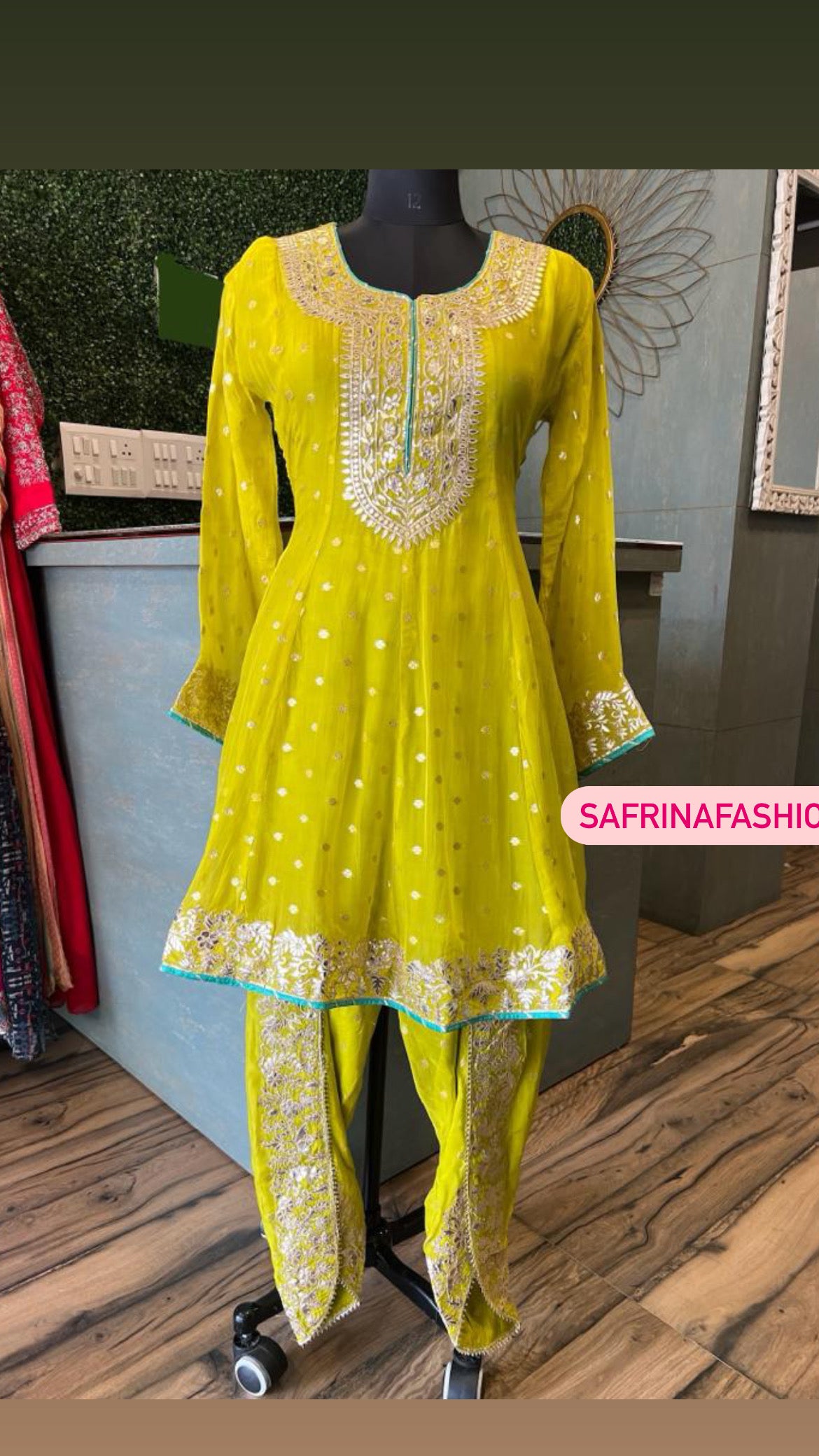 Punjabi Patiala Readymade Dress Sangeet Dress - Saffronfashionindia