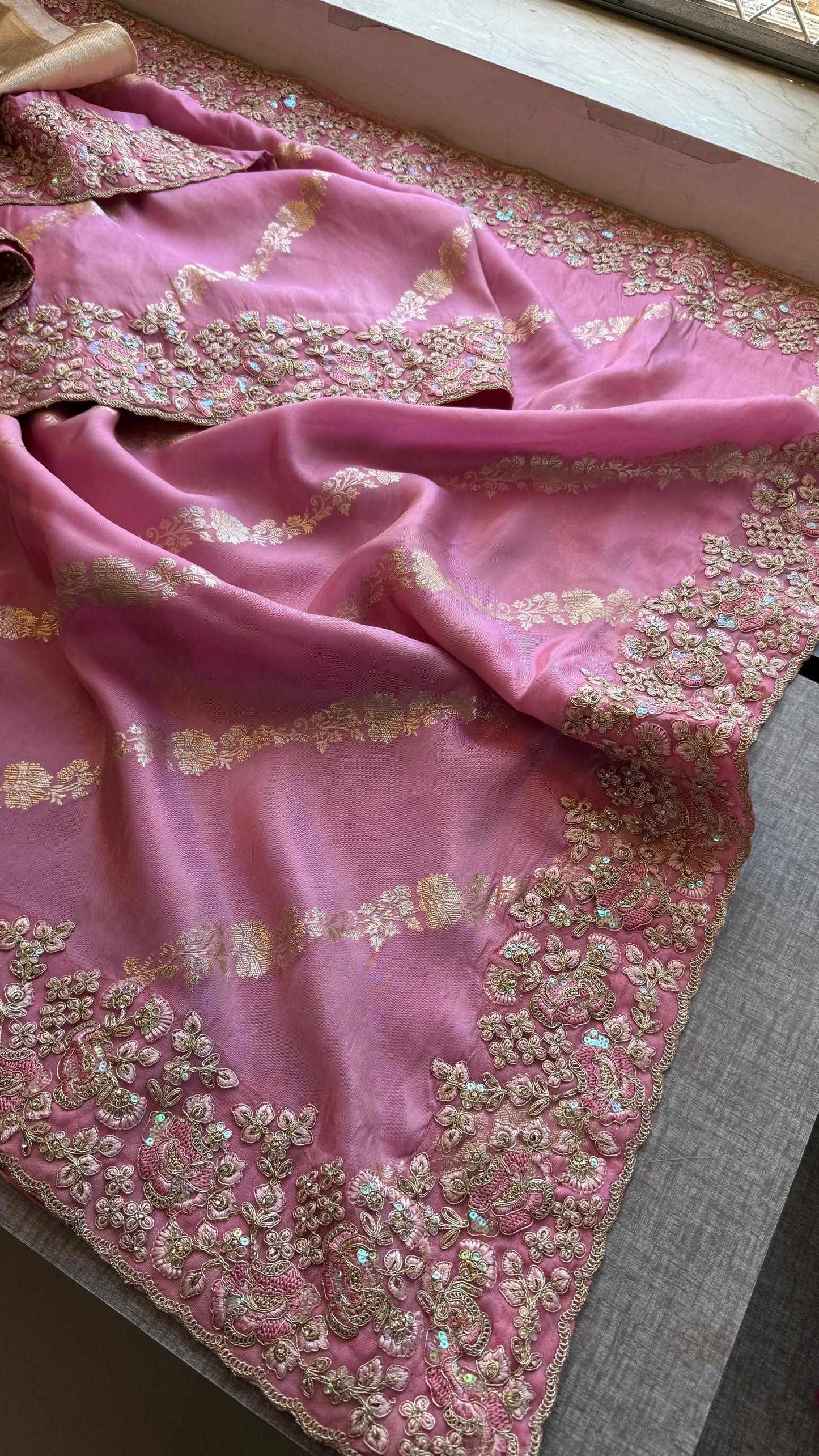 Cosmo Mungalal saree silk saree Indian wedding sarees blouse Saffronfashionindia