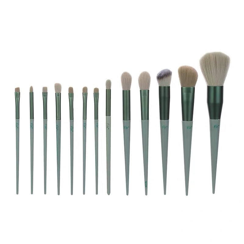13Pcs Makeup Brush Set Make Up Concealer Brush Blush Powder Brush Eye Shadow Highlighter Foundation Brush Cosmetic Beauty Tools SaffronFashion