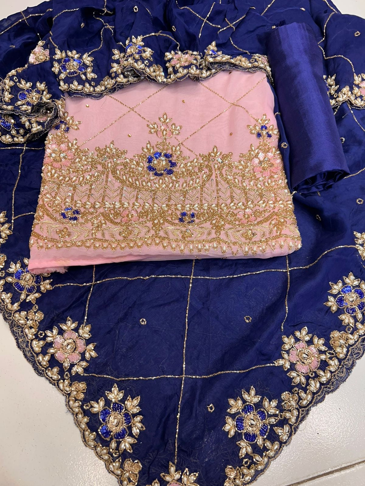 Shabnam organza salwar suit ,,,,punjabi suit,,,Pakistani suit - Saffronfashionindia