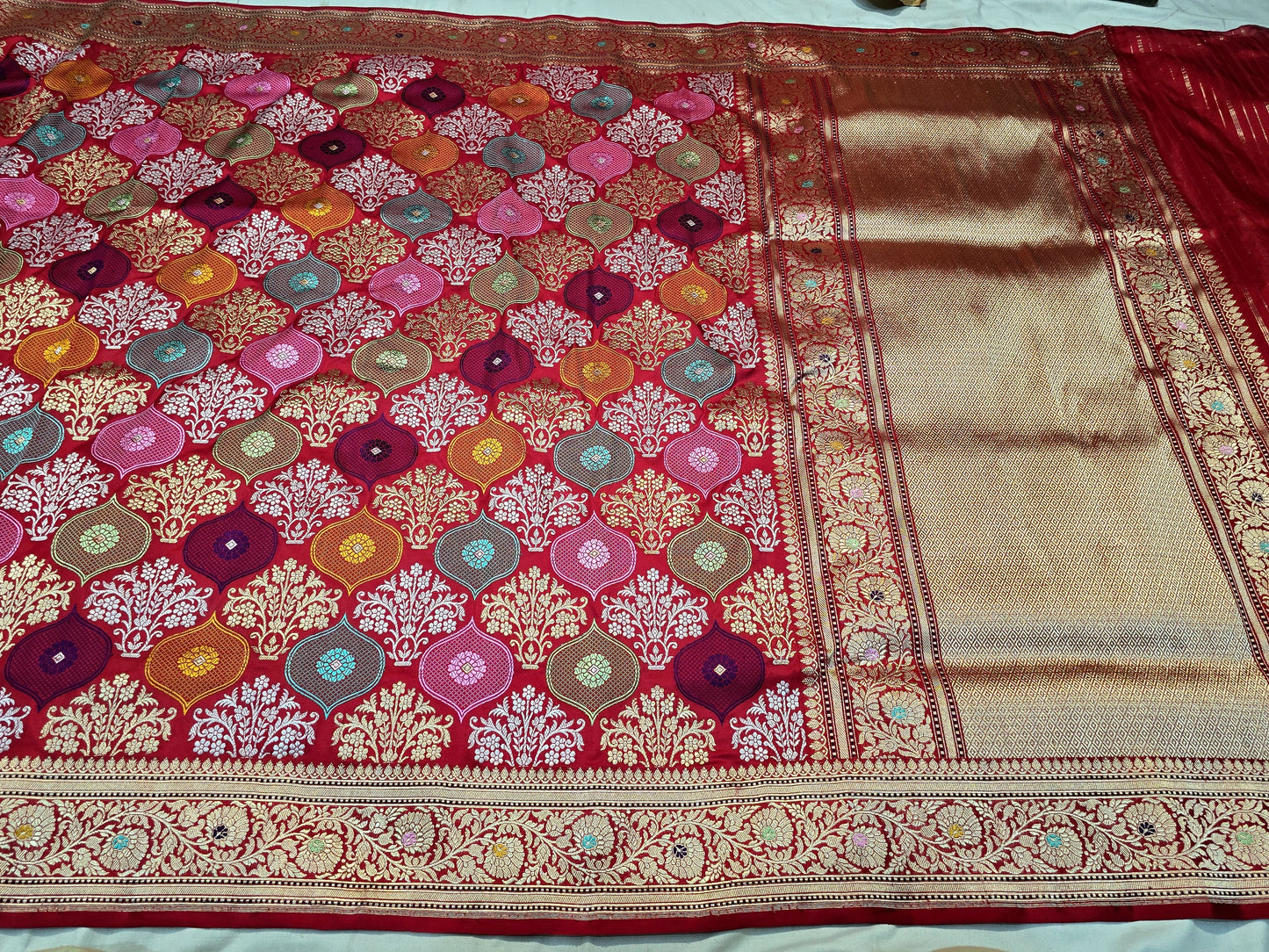 Rangkat exclusive saree iktara katan silk sari blouse SaffronFashion