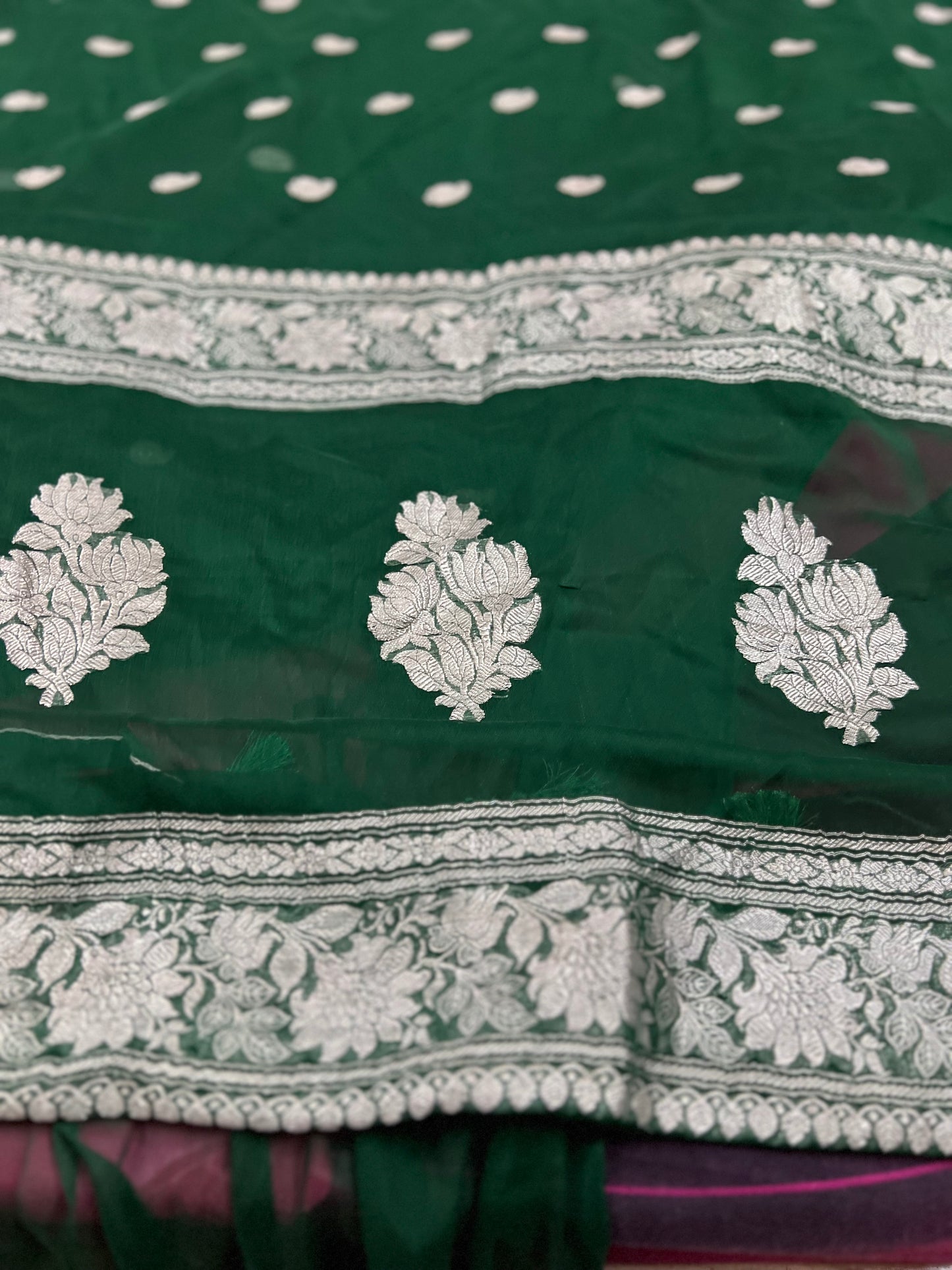 Banarsi Chiffon Saree Indian saree - Saffronfashionindia