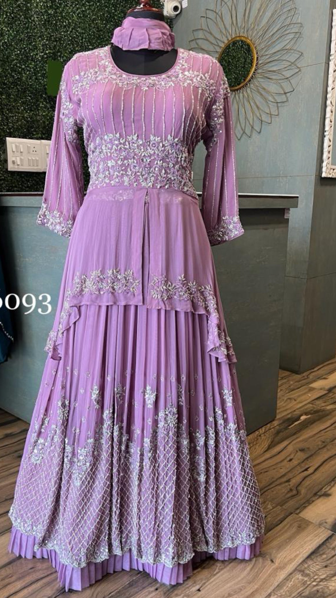 Wedding partywear dress reception dress - Saffronfashionindia