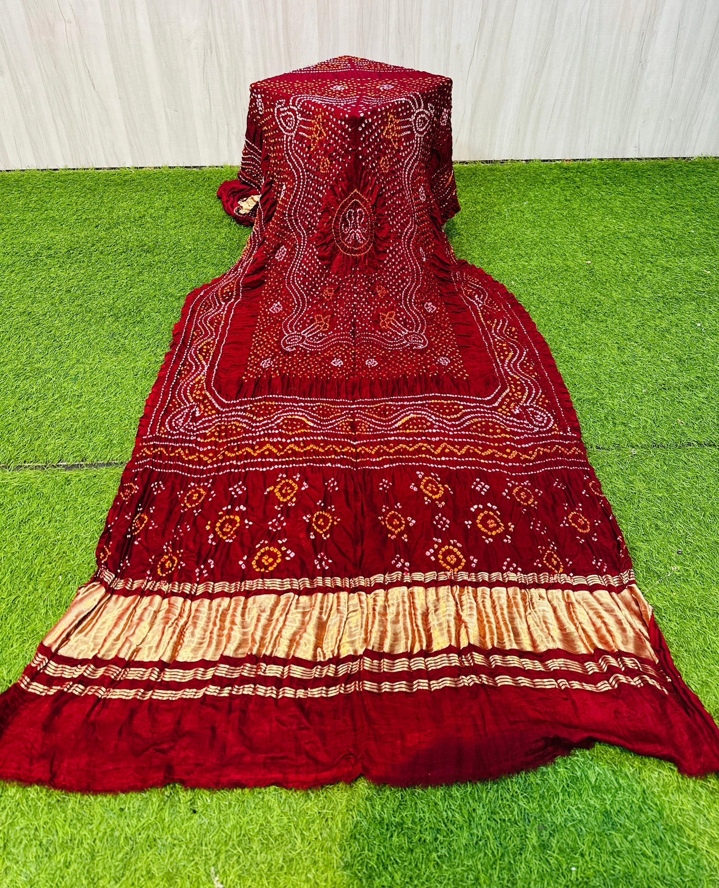 Vashini gajji silk dupatta pure silk dupatta - Saffronfashionindia