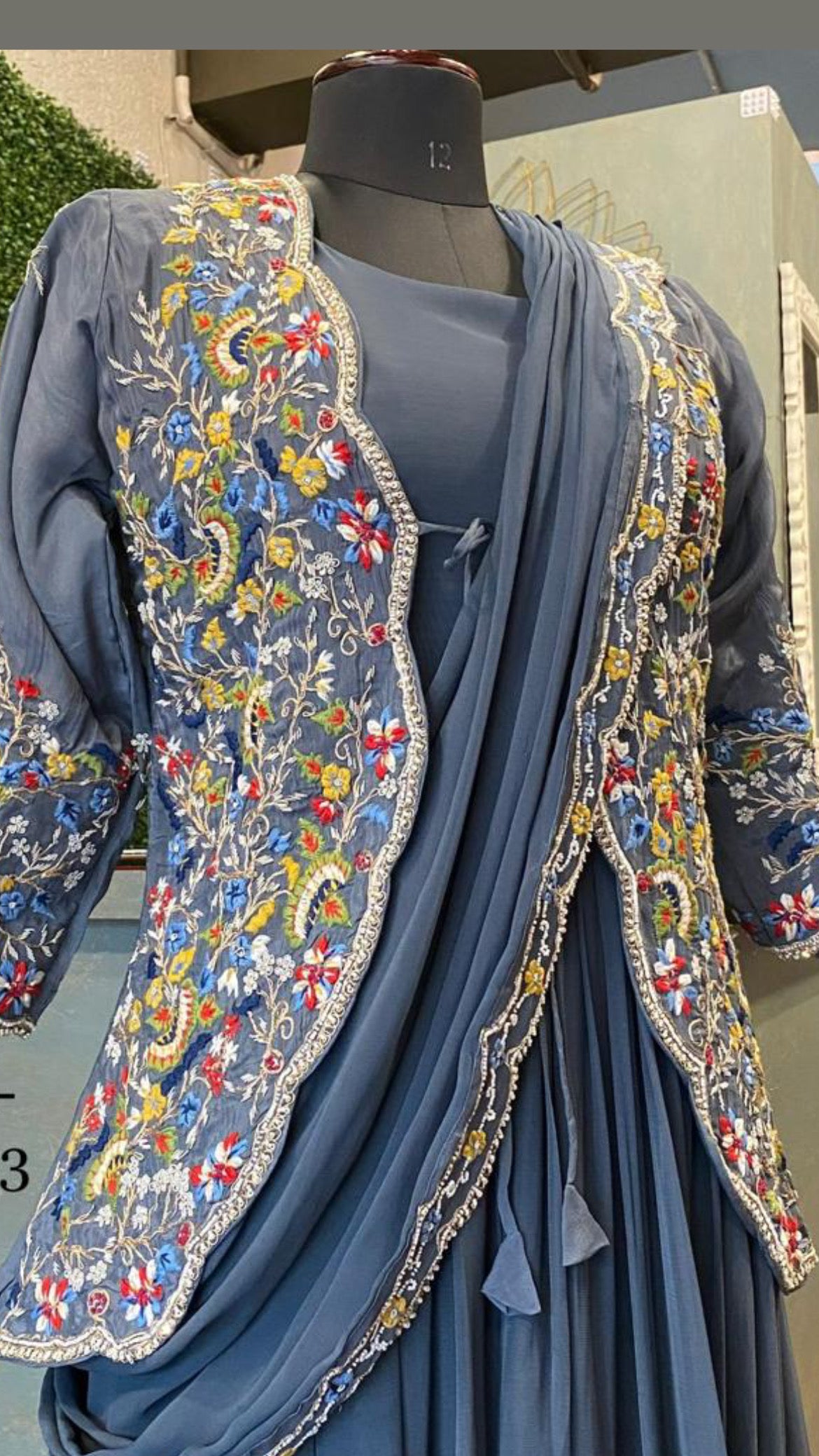 Benita Indowestern Dress Partywear Dress - Saffronfashionindia