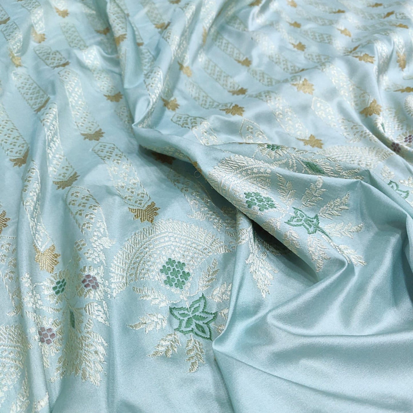Chameli Katan kadwa exclusive saree - Saffronfashionindia