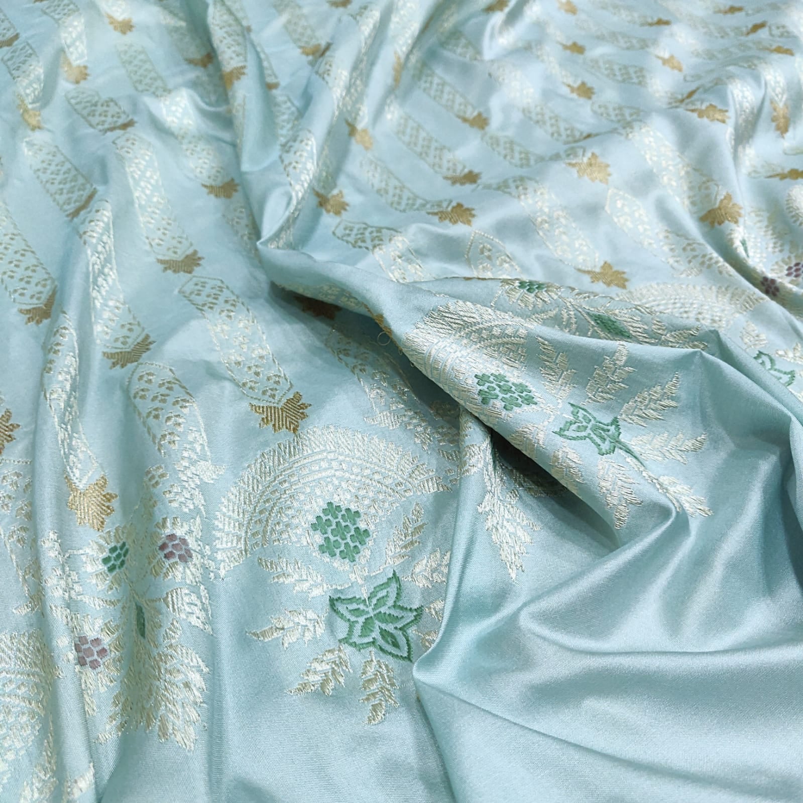 Chameli Katan kadwa exclusive saree - Saffronfashionindia