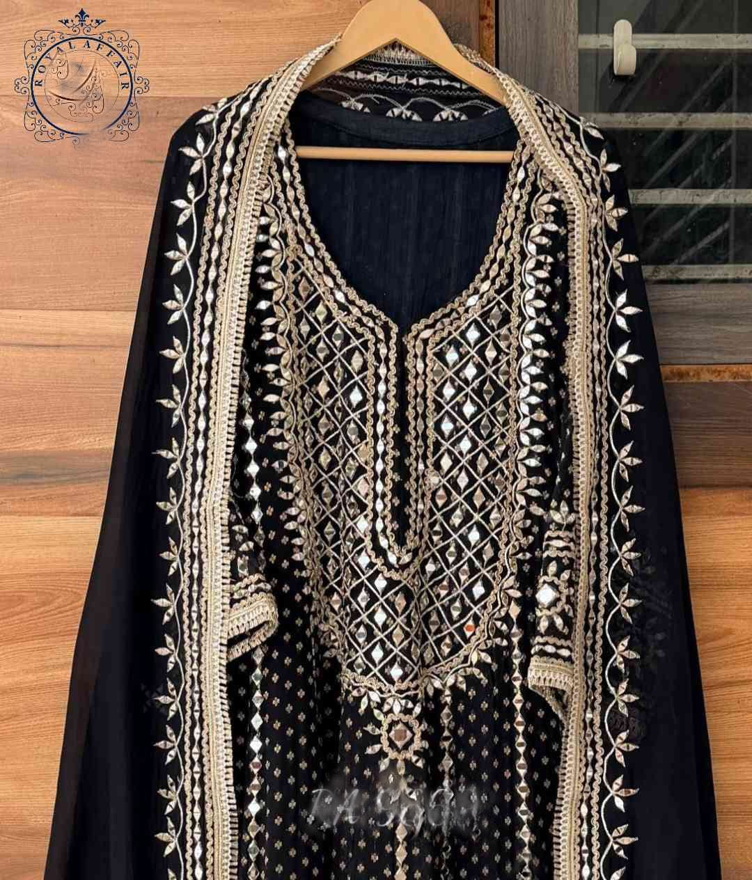 Designer inspired stitched Anarkali dress bridesmaids dresses SaffronFashion