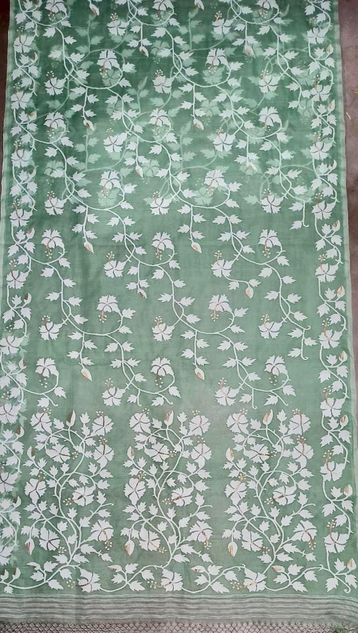 Subisha Jamdani Saree Bengal Tradition sarees - Saffronfashionindia